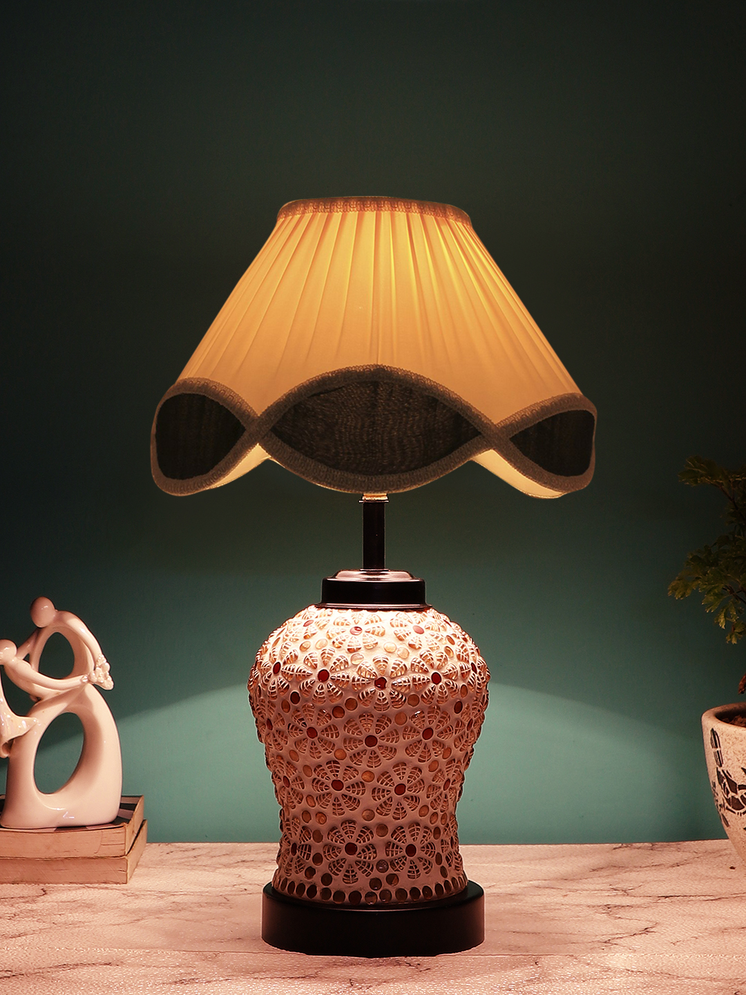 Ambika Home Aurora Collection Multi Eye Table Lamp | Premium Decorative Bedside Lamp for Bedroom, Living Room, Hall, Hotel, Café, Restaurant, Office & Study Room | E27 Compatible - Image 3