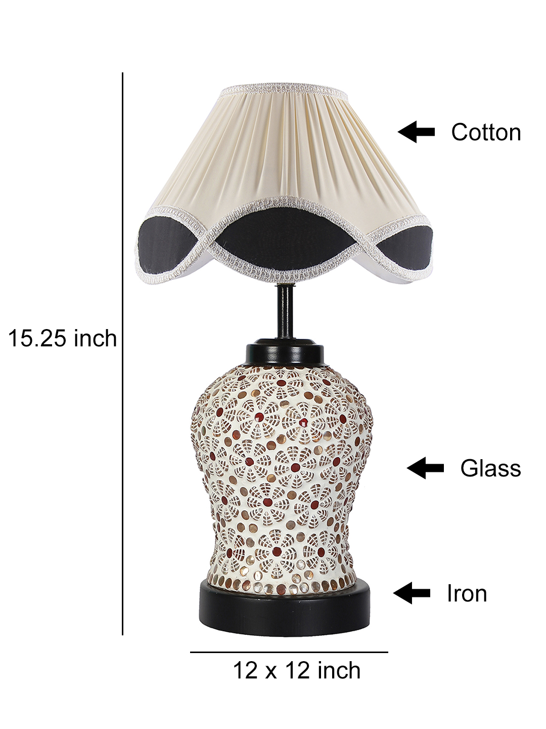 Ambika Home Aurora Collection Multi Eye Table Lamp | Premium Decorative Bedside Lamp for Bedroom, Living Room, Hall, Hotel, Café, Restaurant, Office & Study Room | E27 Compatible - Image 5