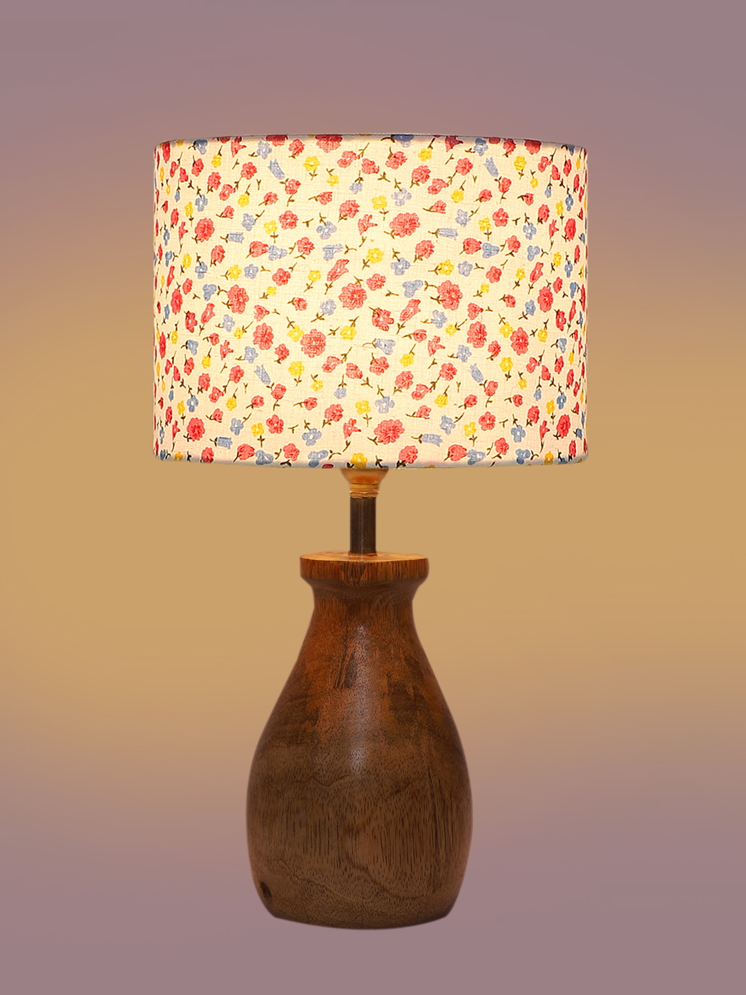 Ambika Home Aurelia Collection Multicolor Shade Table Lamp | Premium Decorative Bedside Lamp for Bedroom, Living Room, Hall, Hotel, Café, Restaurant, Office & Study Room | E27 Compatible - Image 7
