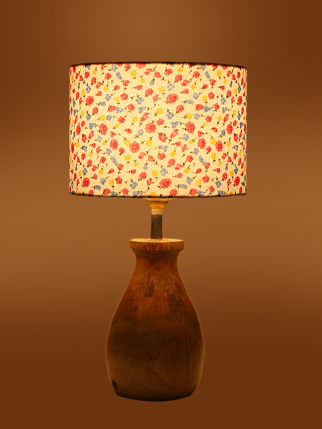 Ambika Home Aurelia Collection Multicolor Shade Table Lamp | Premium Decorative Bedside Lamp for Bedroom, Living Room, Hall, Hotel, Café, Restaurant, Office & Study Room | E27 Compatible - Image 8