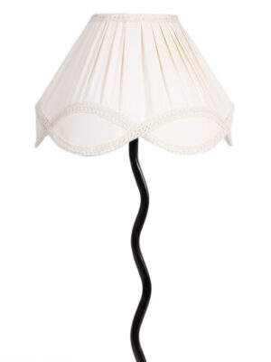 Ambika Home Aurora Collection off-white Eye Table Lamp | Premium Decorative Bedside Lamp for Bedroom, Living Room, Hall, Hotel, Café, Restaurant, Office & Study Room | E27 Compatible