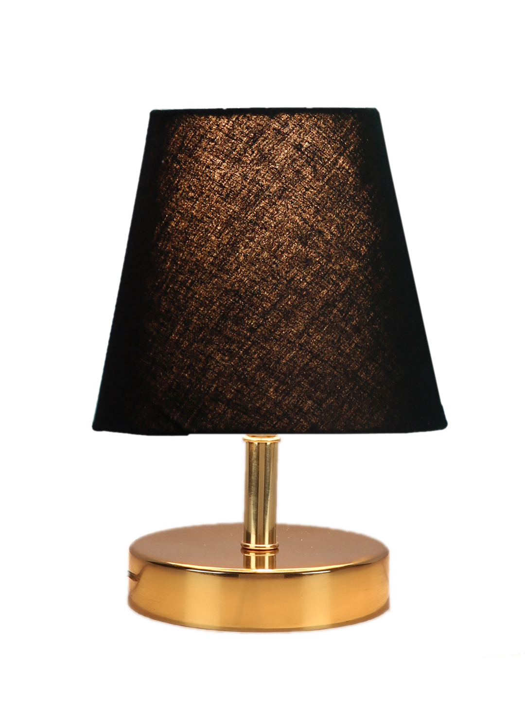 Ambika Home Black Cotton Shade Wooden Table Lamp | Modern Bedside Lamp for Bedroom, Living Room, Hotel, Café & Home Décor - Image 6