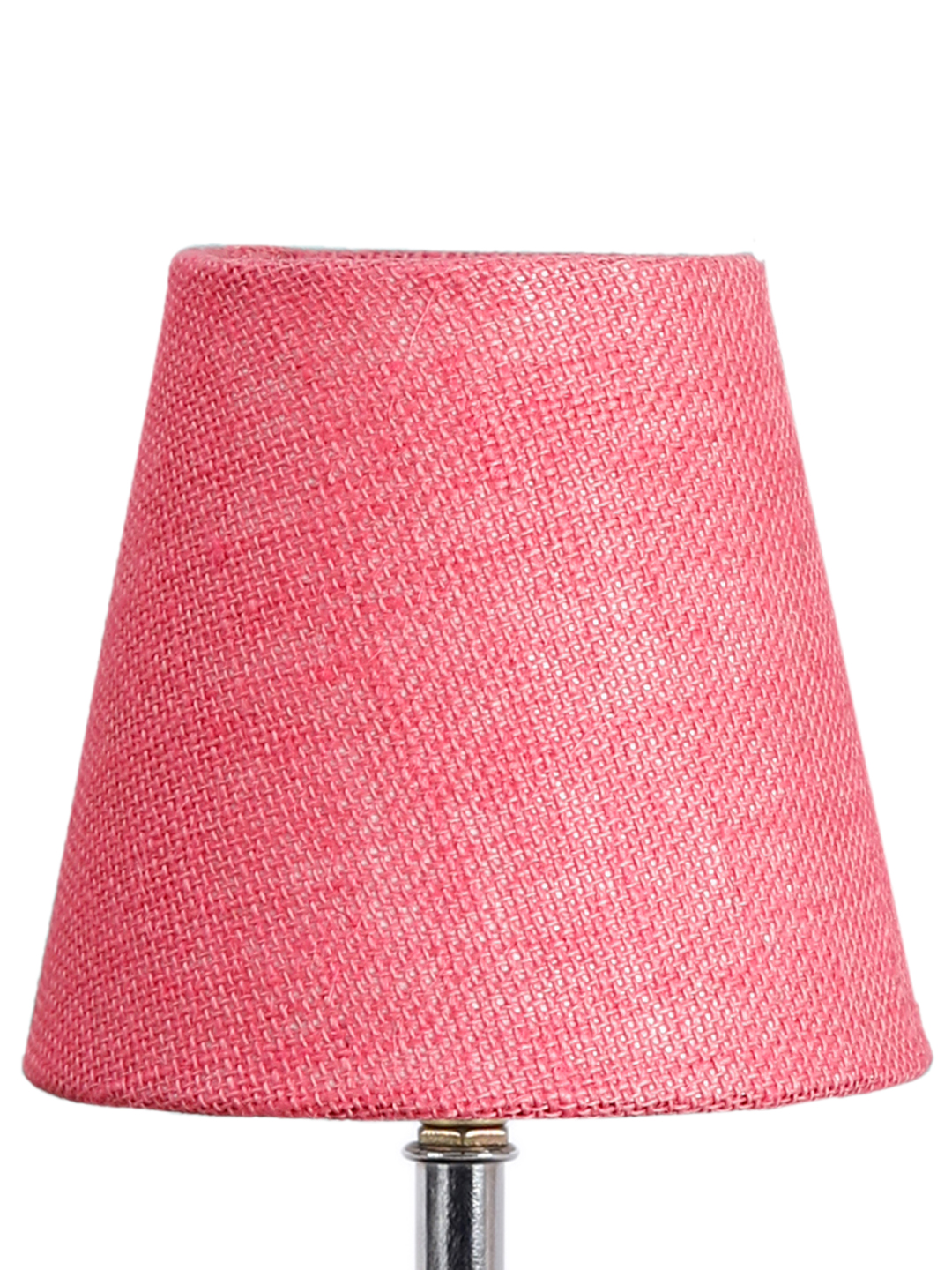 Ambika Home Pink Jute Shade Wooden Table Lamp | Modern Bedside Lamp for Bedroom, Living Room, Hotel, Café & Home Décor - Image 3