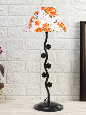 Ambika Home Industrial Multi Iron Table Lamp with Designer Shade for Restaurant | Premium Home Decor Bedside Lamp