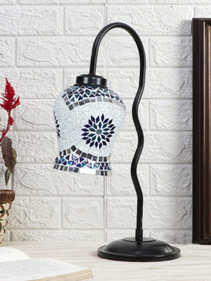Ambika Home Minimalist Multi Iron Table Lamp with Designer Shade for Restaurant | Premium Home Decor Bedside Lamp