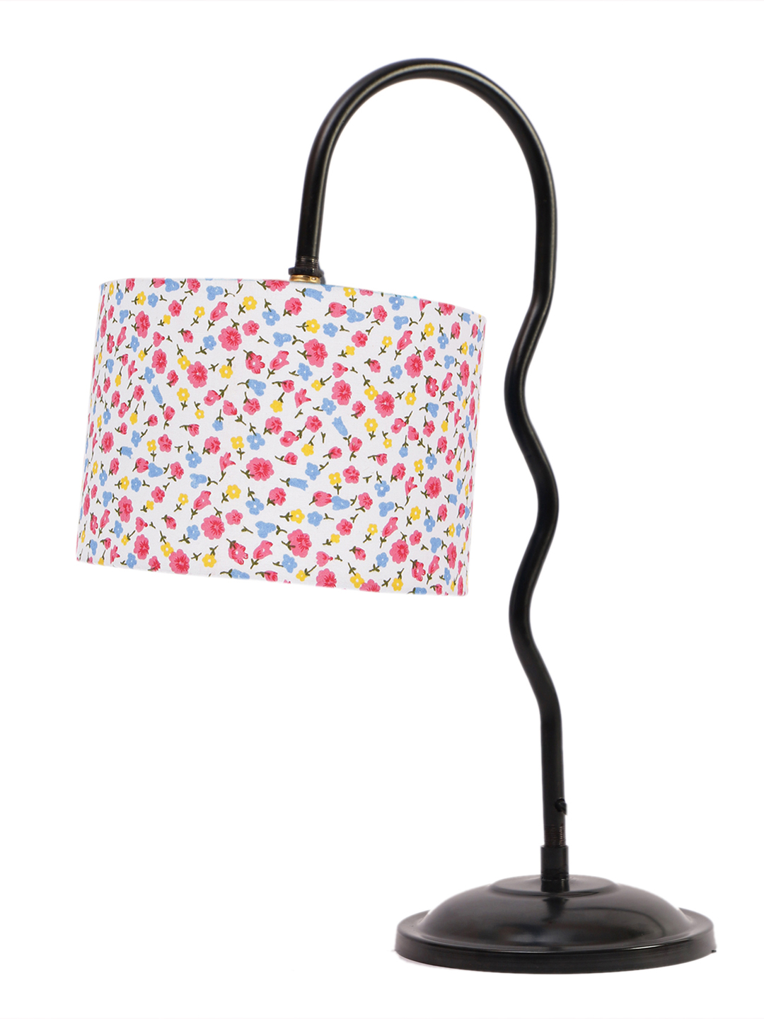 Ambika Home Scandinavian Multi Iron Table Lamp with Designer Shade for Living Room | Premium Home Decor Bedside Lamp - Image 5