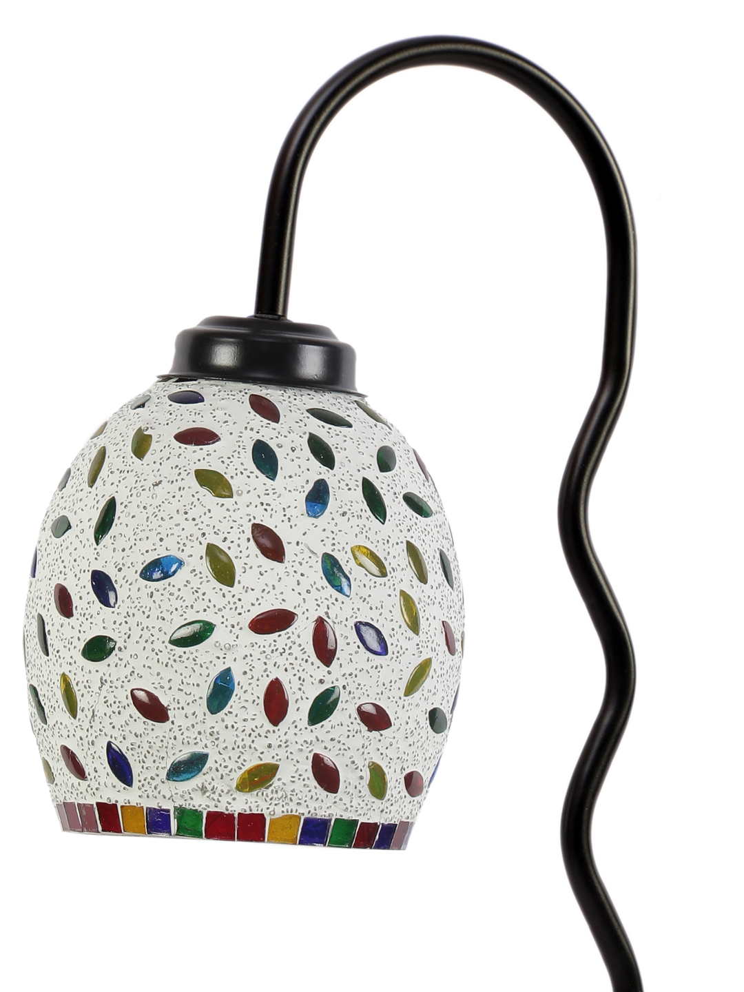 Ambika Home Contemporary Multi Iron Table Lamp with Designer Shade for Study | Premium Home Decor Bedside Lamp - Image 5