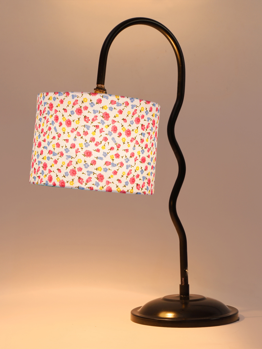 Ambika Home Scandinavian Multi Iron Table Lamp with Designer Shade for Living Room | Premium Home Decor Bedside Lamp - Image 6