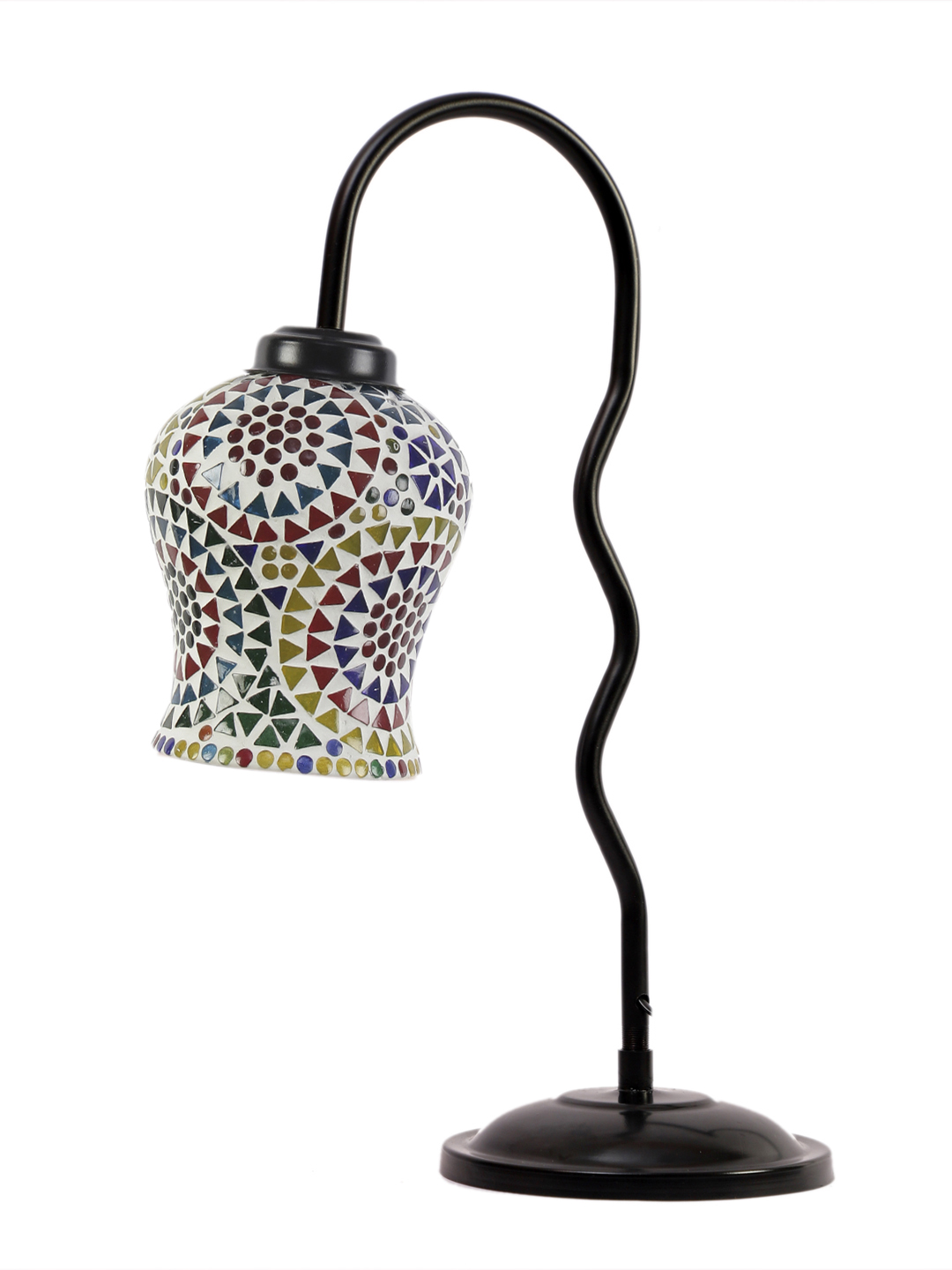 Ambika Home Modern Multi Iron Table Lamp with Designer Shade for Study | Premium Home Decor Bedside Lamp - Image 6