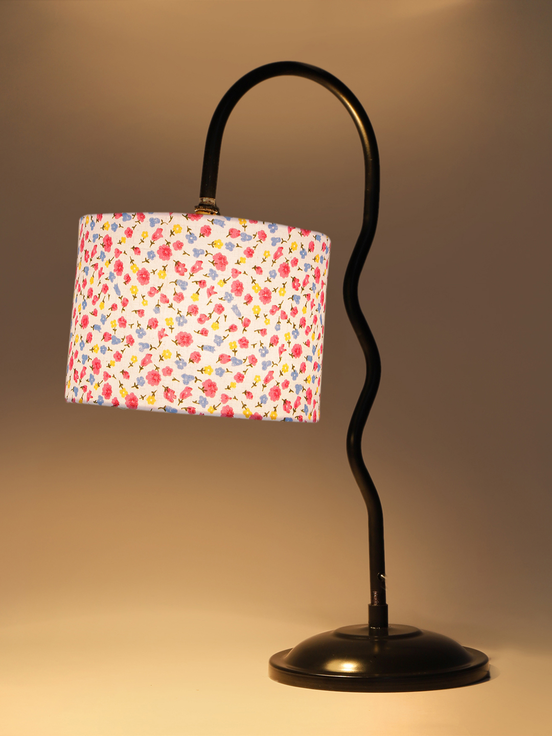 Ambika Home Scandinavian Multi Iron Table Lamp with Designer Shade for Living Room | Premium Home Decor Bedside Lamp - Image 7