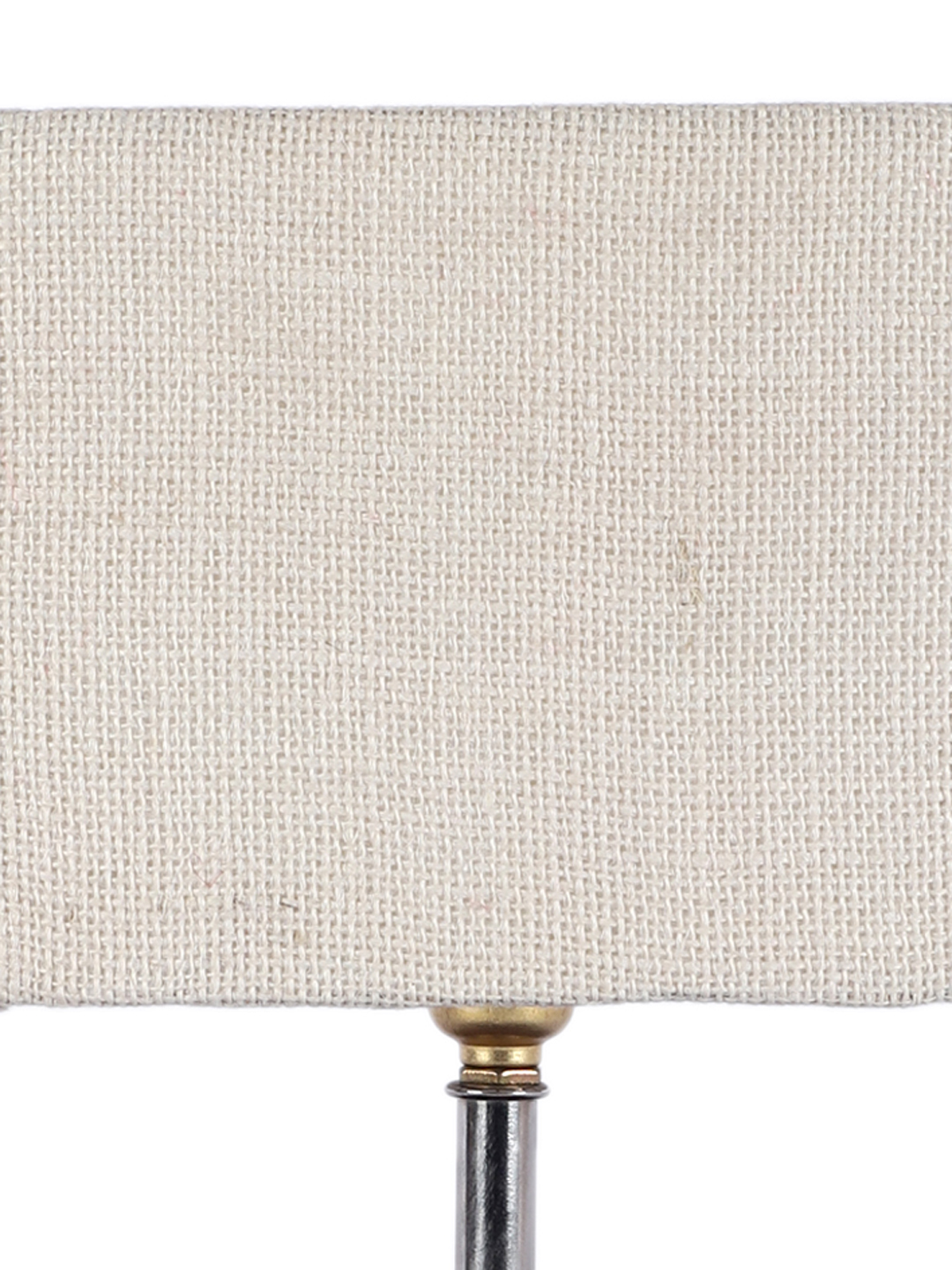 Ambika Home White Jute Table Lamp with Brown Wood Base | Designer Bedside Lamp for Living Room, Bedroom, Hotel, Café & Restaurant - Image 8